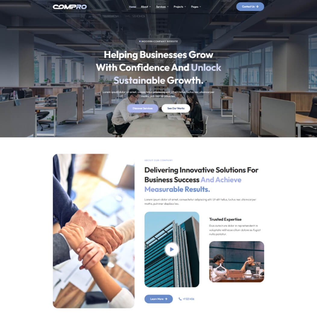 Business WordPress Themes & Starter Templates