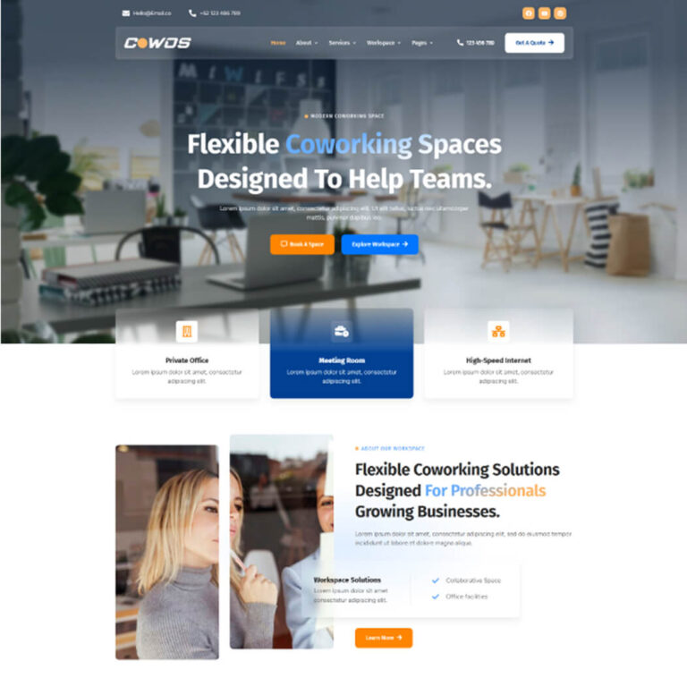 Business WordPress Themes & Starter Templates