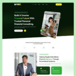 Personal Finance Website Template for WordPress Elementor – Peronance